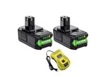 Batteria Agli Ioni Di Litio, Capacità 6,0 Ah, 2 Batterie E 1 Caricabatterie