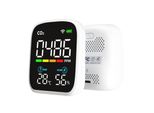 Rilevatore Di Co₂ Portatile Con Display Led, Sensore Ndir, Temperatura E Umidità, Misuratore Della Qualità Dell'aria Per Interni, Controllo Tramite App