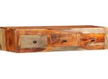 The Living Store Consolle Da Parete 100X25X20 Cm In Palissandro Massello
