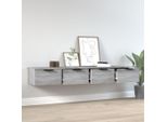 Syfax™ Mobili Pensili 2 Pz Grigio Sonoma 68X30X20 Cm Legno Multistrato