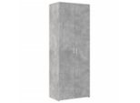 Syfax™ Credenza Grigio Cemento 70X42,5X185 Cm In Legno Ingegnerizzato