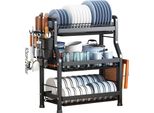 Scolapiatti, Design Compatto, Struttura Robusta, 3 Livelli