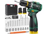 Trapano Avvitatore A Batteria, Motore Brushless, 23 Livelli Di Coppia, 2 Batterie