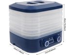 Essiccatore Per Alimenti, Regolazione Della Temperatura, Timer Da 48 Ore, Blu