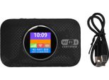 Router Wlan Mobile 4G Lte Lockless 6 300 Mbit/S Slot Sim Dispositivo Hotspot Portatile Per Viaggi In Campeggio Nero