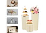 Portafiori In Cartone, Design Elegante, Elevata Capacità Di Carico, Bianco, L