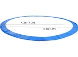 Imbottitura Protettiva Per Trampolino, Materiali Resistenti, Caratteristiche Di Sicurezza Migliorate, Blu