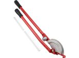 Piegatubi, Barre Di Acciaio, Lunghezza 750 Mm, Compatibilità Con Tubi Da 15 Mm E 22 Mm, Funzionamento Manuale, 2 Rulli Metallici