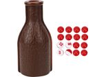 Bottiglia Shaker Per Biliardo Con 16 Palle Numerate, Scatola Dei Dadi, Accessori, Marrone