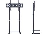 Supporto Tv Mobile, Regolabile In Altezza, Compatibile Con Televisori Da 32-85 Pollici, Nero 32-65 Pollici