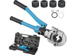 Pinza Idraulica Per Crimpatura, Testa Girevole A 360°, Pressione 10 Tonnellate, Blu