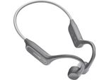 Cuffie A Conduzione Ossea, Impermeabili, Bluetooth 5.4, Grigio