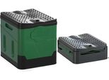 Toilette Portatile, Design Pieghevole, Elevata Capacità Di Carico, Verde Militare