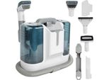 Pulitore Per Tappeti Portatile, Potente Aspirazione, Sistema A Doppio Serbatoio Dell'acqua, Bianco, 220 V, Ue