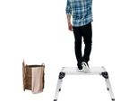 Scala A Pioli, Lega Di Alluminio, Carico Massimo 150 Kg, Dimensioni 108 Cm X 41 Cm X 50 Cm, Peso Leggero 3,7 Kg, Design Indipendente