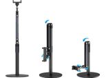 Supporto Per Cellulare, Altezza Regolabile, Base Ultra Stabile, Ripiano Da 70 Cm