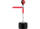 Sacco Da Boxe, Altezza Regolabile, Braccio Girevole A 360°, Rosso