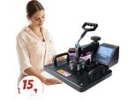 Pressa A Caldo, Potenza 1250 W, Intervallo Di Temperatura 200 °F - 430 °F, Intervallo Di Tempo 1 - 999 Secondi, Dimensioni Trasferimento Piatto 29 Cm X 38 Cm,