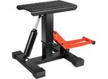 Ponte Sollevatore Per Moto, Regolabile In Altezza, Portata 400 Kg, Nero