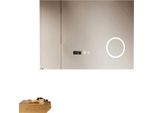 Specchio Da Bagno A Led, Interruttore Touch, Tecnologia Antiappannamento, 80X60 Cm