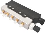 Unità Di Controllo Del Blocco Valvole Delle Sospensioni Pneumatiche, Plastica Di Alta Qualità, 10,5 Cm X 8,5 Cm X 4,0 Cm, Compatibile Con Mercedes-Benz Classe S W220, Mantiene La Pressione Ottimale Delle Sospensioni Pneumatiche, Numero Oem 2203200258