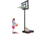 Canestro Da Basket, Regolabile In Altezza Da 230 A 305 Cm, Pannello Posteriore 110X70 Cm, Base 90X60X15 Cm, Diametro Del Canestro 45 Cm, Ruote Incluse
