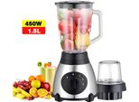 Frullatore, Potenza 450 W, Capacità 1,5 L, 1,5 L, 220 V