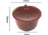 3 Cialde Di Caffè Riutilizzabili, Capsule Ricaricabili, Compatibili Con Dolce Gusto Spazzola Filtro, Regalo Per Gli Amanti Del Caffè
