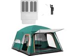 Tenda, Design Spazioso, Resistente Alle Intemperie, Verde Scuro