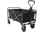 Carrello Pieghevole, Struttura Robusta, Compatto E Portatile, Nero