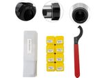 Set Di Pinze A Molla, 8 Ganasce Di Serraggio, Campo Di Serraggio 4-16 Mm, Dimensioni 13X8X9 Cm, Durezza 48-52 Hrc, Precisione 0,015 Mm