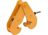 Pinza Di Sollevamento Per Travi, Capacità Di Carico 1 Tonnellata, Apertura Regolabile Da 75 Mm A 220 Mm, Struttura In Acciaio Al Manganese Q355, Rivestimento Resistente Alla Corrosione, Adatta Per Lavori Di Sollevamento Pesante E Di Montaggio.