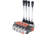 Valvola Direzionale Idraulica, Configurazione A 4 Vie, Pressione Massima 3600 Psi, Portata Nominale 13 Gpm, Adatta Per Cilindri A Doppio Effetto, Robusta Struttura In Ghisa
