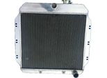 Radiatore In Alluminio, Dimensioni Interne 550 Mm X 435 Mm X 62 Mm, Dimensioni Totali 630 Mm X 560 Mm X 85 Mm, Dimensione Ingresso 38 Mm, Dimensione Uscita 45 Mm, Compatibile Con Auto Chevy V8 Convertite 1949-1954.