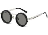 Occhiali Da Sole, Lenti Polarizzate, Protezione UV400, Argento Nero
