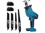 Sega A Gattuccio A Batteria, Motore Brushless, Taglio Versatile, 2 Batterie