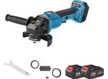 Smerigliatrice Angolare, Motore Brushless, Regolazione A 3 Velocità, 2 Batterie, 1 Spina