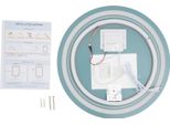 Specchio Da Bagno, Illuminazione A Led, Funzione Antiappannamento, Argento