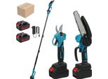 Tosasiepi, Asta Telescopica, Motore Brushless, 2 Batterie
