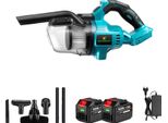 Aspirapolvere, Design Senza Fili, Elevata Potenza Di Aspirazione, Set Di 2 Batterie