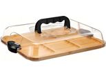 Vassoio Per Formaggi, Vassoio Da Portata Suddiviso, Design Portatile, Marrone