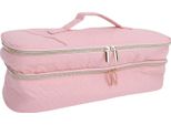 Borsa Da Viaggio Per Asciugacapelli, Borsa Portaoggetti Portatile A Doppio Strato Per Spazzole E Strumenti Per Lo Styling