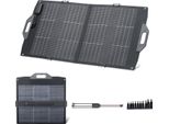 Succebuy Pannello Solare Pieghevole 100W, Modulo Solare Monocristallino Bifacciale Con Tecnologia 16BB Di Tipo N, Efficienza Del 24%, Dotato Di Uscita MC4, Connessioni USB-A (QC3.0), Tipo C E Dc Per Centrali Elettriche