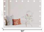 Specchio Cosmetico, Illuminazione Led Regolabile, Comando Touch Intelligente, 32X24 Pollici