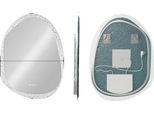 Specchio Led, Antiappannamento, Dimmerabile, 70X90 Cm