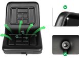 Sedile Per Trattore, Design Ergonomico, Regolabile, Nero