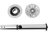 Base Tavolo Regolabile, Regolabile In Altezza, Design Salvaspazio, Argento