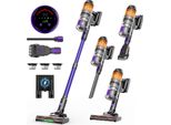Aspirapolvere A Batteria, Potenza 500 W, Filtro Hepa, Viola, Ue