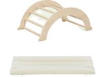 Struttura Per Arrampicata, Parco Giochi Al Coperto, Design In Legno Resistente, Giallo