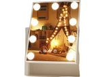 Specchio Trucco, Illuminazione Led, Comando Touch-Sensitive, Bianco